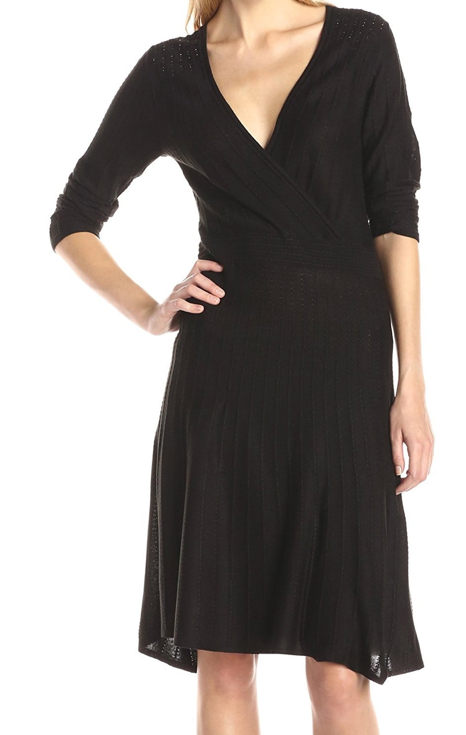 Nine West Nine West NEW Deep Black Womens Size XL VNeck