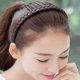 thumbnail image 4 of Diadema trenzada de pelo sintético, diadema trenzada ancha, trenzas trenzadas, postizo elástico para mujeres y niñas, accesorio de belleza (marrón), 4 of 5