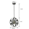 thumbnail image 4 of Claxy 12" Globe Cage Pendant Light for Kitchen Island, 4 of 7
