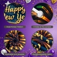 thumbnail image 4 of Fireworks Theme Happy New Year Banner City Night New Year Display Golden Lighted Letters Night Sky Design Holiday Backdrop for New Year Party City Celebration Holiday Photography, 4 of 9