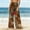 Z1-Brown, variant on Women Sheer Mesh Flare Cover up Pants Swimsuit Bikini Bottom Chiffon Elastic Waist Wide Leg Palazzo Trousers Summer