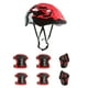 thumbnail image 2 of Juego de cascos y protecciones para niños | Equipo de protección de 7 piezas para ciclismo, skate, patinaje en línea | Casco ABS ajustable, rodilleras, codados, muñequeras | Ligero, transpirable, 2 of 5