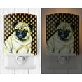 thumbnail image 2 of Caroline's Treasures LH9083CNL Pug Candy Corn Halloween Portrait Ceramic Night Light, 6x4x3", multicolor, 2 of 2