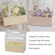 thumbnail image 2 of Naiovety Caja de regalo Bolsa de pastel con asa Cajas de almacenamiento de flores Decoración Favor de fiesta Propuesta de compromiso decorativa Ceremonia Almacenamiento y organización del hogar Rojo Naiovety  HA081341-03, 2 of 6