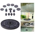 thumbnail image 3 of Bomba De Fuente De Agua Con Energía Solar Flotante Led Bomba De Fuente Solar Batería Incorporada Multipropósito Fuente De Nido De Pájaro Solar Para Césped De Jardín Yuarrent HA034847-00, 3 of 6