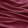 thumbnail image 5 of Empyrean Microfiber Fitted Sheet, Extra Deep 18"-21" Pocket, Twin XL, Burgundy Red, 5 of 8