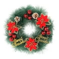 thumbnail image 1 of Decoraciones Navideñas Decoraciones Navideñas Guirnalda Navideña Corona Navideña Coronas Navideñas Para La Puerta Principal Corona Para La Puerta Principal, 1 of 5