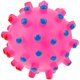 thumbnail image 1 of KAKOWELY Juguetes para mascotas, pelota masticable colorida con chirriador y sonido de graznido (color aleatorio), 1 of 5