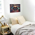 thumbnail image 5 of Logiee Mystic Wolf Dreamcatcher Print Canvas Wall Art,Canvas Picture Prints with Frame, Wall Art Decorative,Canvas Decorative,Suitable for Living Room Bedroom Office Room 30x40, 5 of 6
