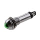 thumbnail image 1 of Bombilla de luz indicadora de señal LED de repuesto para coche, camión, barco, , 12V, 8mm Verde kusrkot Lámpara de luz indicadora de panel de tablero impermeable, 1 of 7