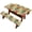 Christmas Cube, variant on Fall Pumpkins Picnic Table Cover with Bench Covers Elastic Fitted Outdoor Camping Essentials, Travel Accessories Table and Seat Covers for Patios, Yards 72x30in