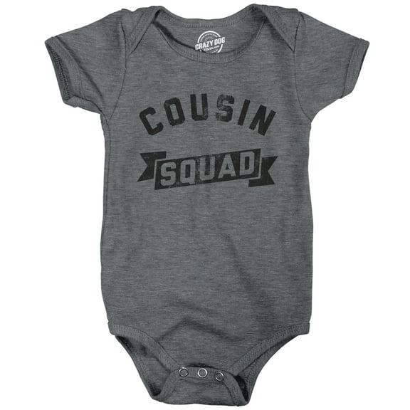 Cousin Squad Baby Bodysuit Funny Family Reunion Jumper for Infants
