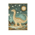 thumbnail image 6 of Yayeee Garden Flag 12" x 18" Double Sided Outdoor Yard Lawn Holiday Decorations, Dinosaur with Stars, 6 of 6