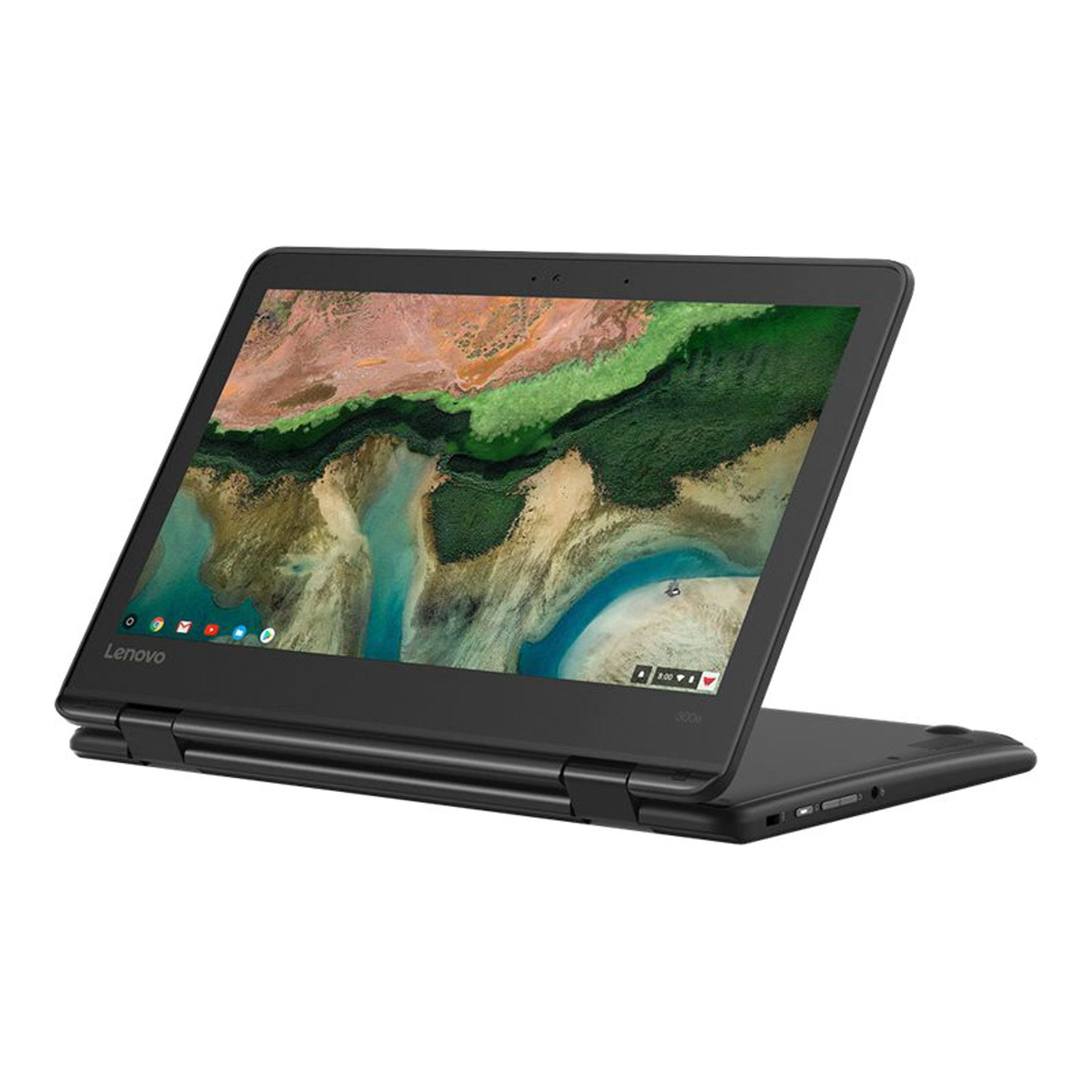 Restored Laptop Lenovo 300E 1st. Gen 11.6" Mediatek 8173C QuadCore 4GB RAM 32GB Storage Chrome OS