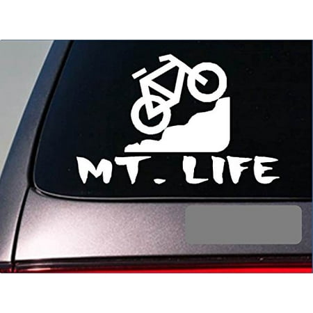 Mt. Life *E246* sticker decal mountain bike trail bike tires peddals bike