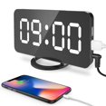 thumbnail image 1 of Digital Alarm Clock,large Led Display With Dual Usb Charger Ports Auto, 1 of 5