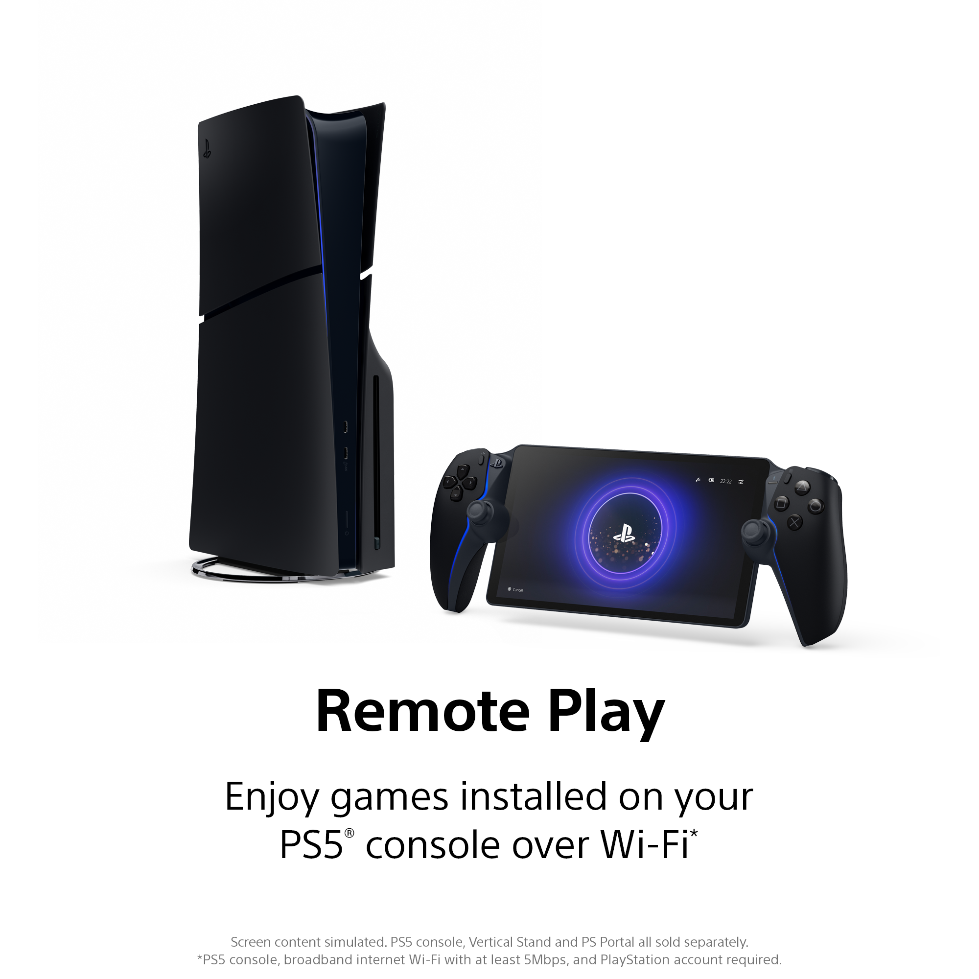 Reproductor Remoto PlayStation Portal - Negro Medianoche 4