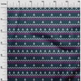 thumbnail image 2 of oneOone Cotton Silk Fabric Chevron Ikat Print Sewing Fabric BTY 42 Inch Wide, 2 of 4