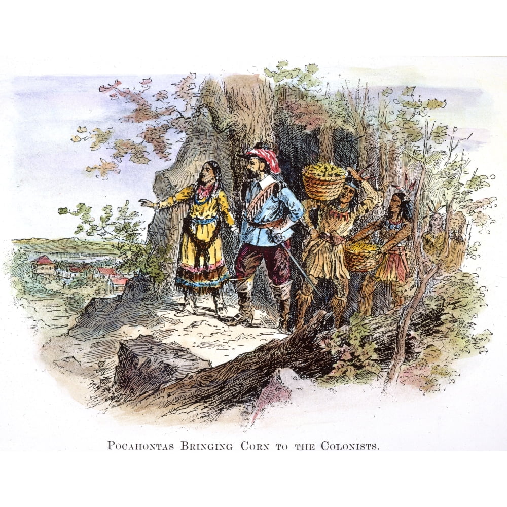 Pocahontas (15951617) Nnative American Princess Pocahontas Bringing