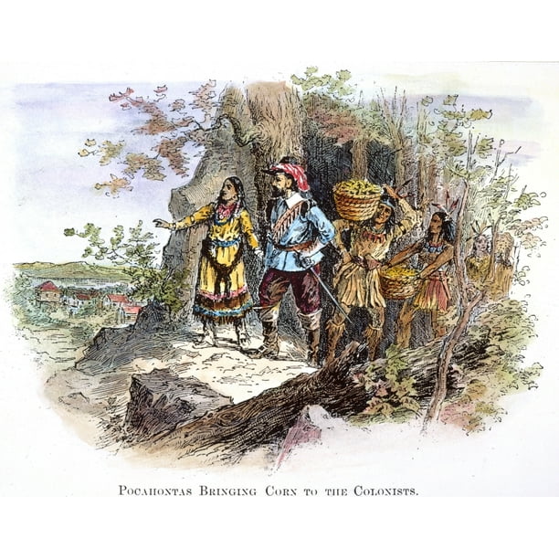 Pocahontas (15951617) Nnative American Princess Pocahontas Bringing
