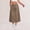04-Brown, variant on Women's Drawstring Waist Cargo Midi Skirt, Casual Solid Color Long Skirt with Pockets, Relaxed Fit Utility Skirt for Daily Outdoor Work Wear 06-Dark Gray M
