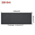 thumbnail image 3 of Uxcell 220 Grits Waterproof Sandpaper Wet Dry Sand Paper Silicone Grey 5 pcs, 3 of 5