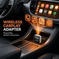 thumbnail image 4 of 2 in 1 Wireless CarPlay & Android Auto Adapter, Plug & Play, No Delay & Fast, for Apple iPhone iOS 10+ & Android 11+, Convert Wired to Wireless for 1000+ Cars, USB-A/Type-C Port with 8730E Chip, 4 of 7