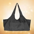 thumbnail image 3 of Gran Portátil Multicolor con Bolsillos Laterales, Cremalleras, Lona, ​​esterilla de Yoga, Bolsa para Hombres, Gimnasia , Viajes Al Aire Libre negro Baoblaze bolsas de esterilla de yoga, 3 of 8