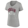 thumbnail image 2 of Women's Gray Texas A&M Aggies Victory Script Team V-Neck T-Shirt, 2 of 3