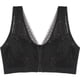 thumbnail image 1 of Ropa interior deportiva de yoga a prueba de golpes con cremallera frontal para mujer, chaleco cómodo para dormir para chica gordita, sujetador inalámbrico de talla grande, 1 of 2