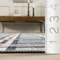 thumbnail image 6 of nuLOOM Steph Windowpane Plaid Machine Washable Area Rug, 6' 7" x 9', Blue, 6 of 9