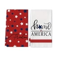 thumbnail image 3 of FEOLGEHLY Patriotic Kitchen Towels 4th of July Independence Day Fireworks Stars Red White Blue Dish Towels, 16x24 inch Seasonal Summer Memorial Day Decoration Hand Towels Set of 2, 3 of 7