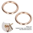 thumbnail image 3 of YSTINNG 50Pcs Metal Rings 15x3mm Iron Material Sturdy Durable Multifunctional Exquisite O Rings Metal B311-963, 3 of 5