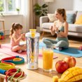 thumbnail image 5 of Rechargeable Electric Shaker Bottle, Plastic, For Home, Gym, Office, USB Powered Mixing Cup, Style B, 5 of 6