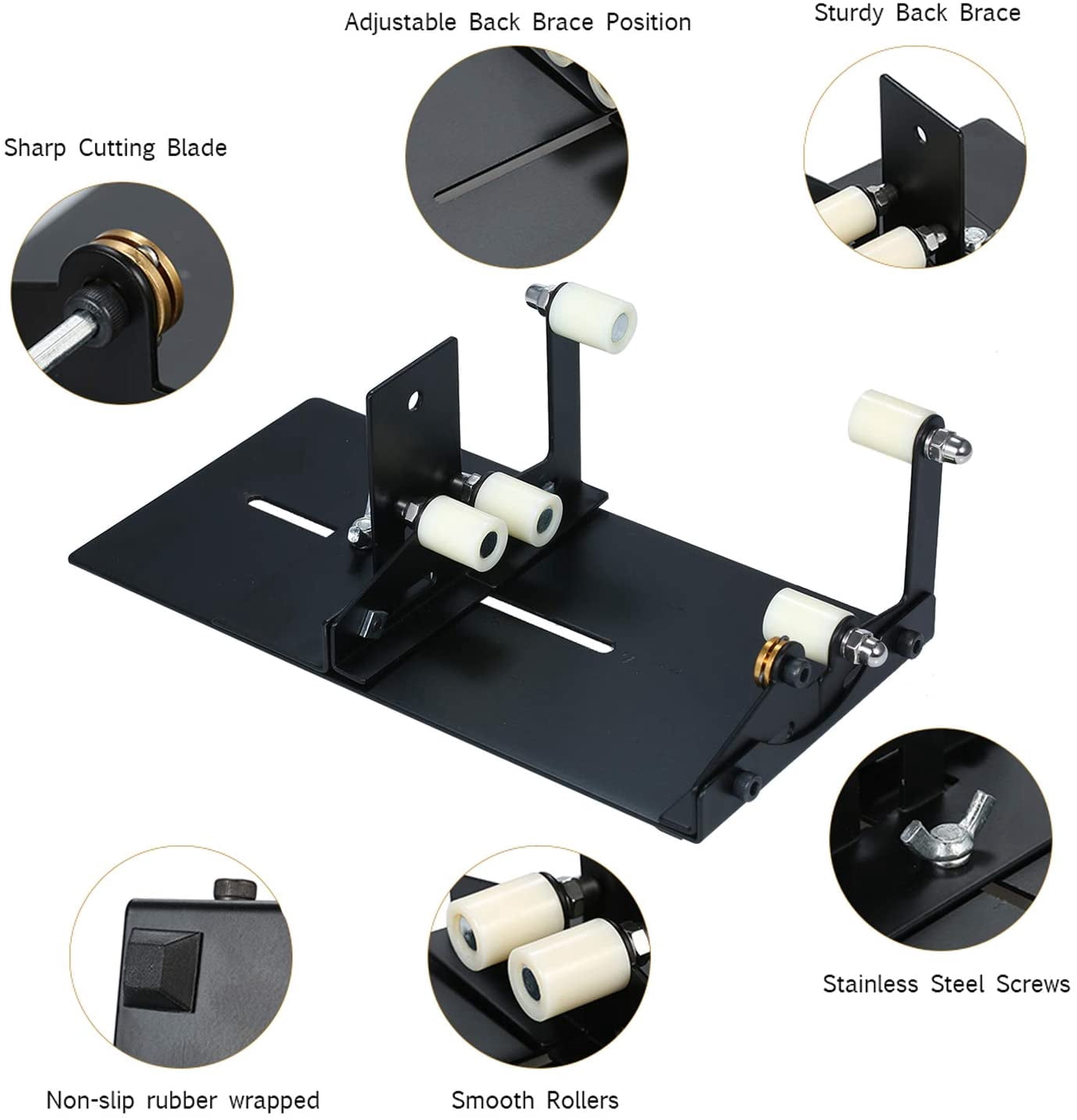 Bottle Cutter - Glass Bottle Cutting Tool, Square and Round Beer Glass Sculpture Cutter for DIY Glass Cutting - Metal Pad Bottle Holder with Cutting Accessories