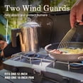 thumbnail image 3 of Triton 2-Burner Propane Stove, Portable Camping Cooktop with 2 Adjustable Burners & Wind Guards, 22,000 BTUs of Power for Camping, Tailgating, Grilling, BBQ, & More Black, 3 of 7