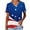#03, variant on Busydd Womens Tops Independence Day Short Sleeve V Neck Summer Tops Fashion Casual Patriotic Stars and Stripes Tee Tops American Flag Graphic Tees