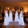 thumbnail image 3 of LED Light Up Skirt Angel Dance White Battery Powered Womens Party Performance Costume, 3 of 8