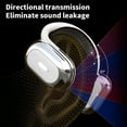 thumbnail image 4 of Oggfader Wireless Earbuds Bluetooth 5.4 Wireless Earphones Ear Mounted Comfortable To Wear Directional Sound Transmission Stereo Sound Effect Long Battery Life Bluetooth Earphones White, 4 of 7