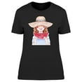 thumbnail image 1 of Girl Eating Watermelon Tee Women's -Image by Shutterstock, 1 of 2
