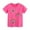 Hot Pink B, variant on Agkizg Toddler Baby Girls Summer Tops,Short Sleeve T-shirt for Kids,Children's Print Clothing Loose Beach Vacation Tops 3-4 Years
