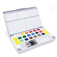 thumbnail image 1 of Juego de pinturas de acuarela: caja de acuarela con 18 colores para artistas aficionados y profesionales, 1 of 5
