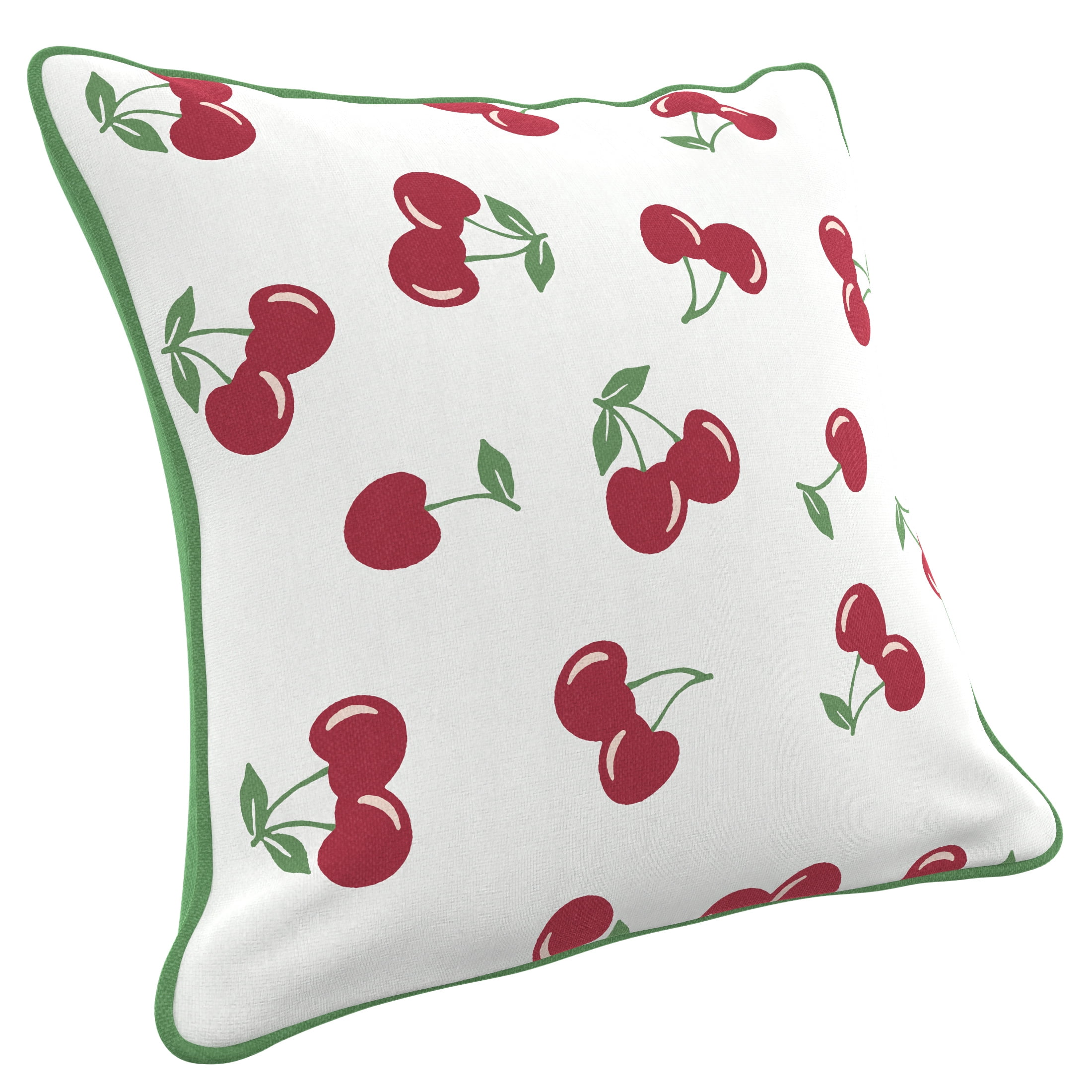 HOMETRENDS 16" x 16" Cherry Outdoor Toss Cushion, Fade Resistant