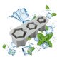 thumbnail image 3 of Bandeja de hielo reutilizable con tapa | Moldes de hielo de 3 cilindros huecos para cubitos grandes de fusión lenta | Silicona flexible de grado alimenticio | Ideal para whisky, cócteles, tazas de, 3 of 5