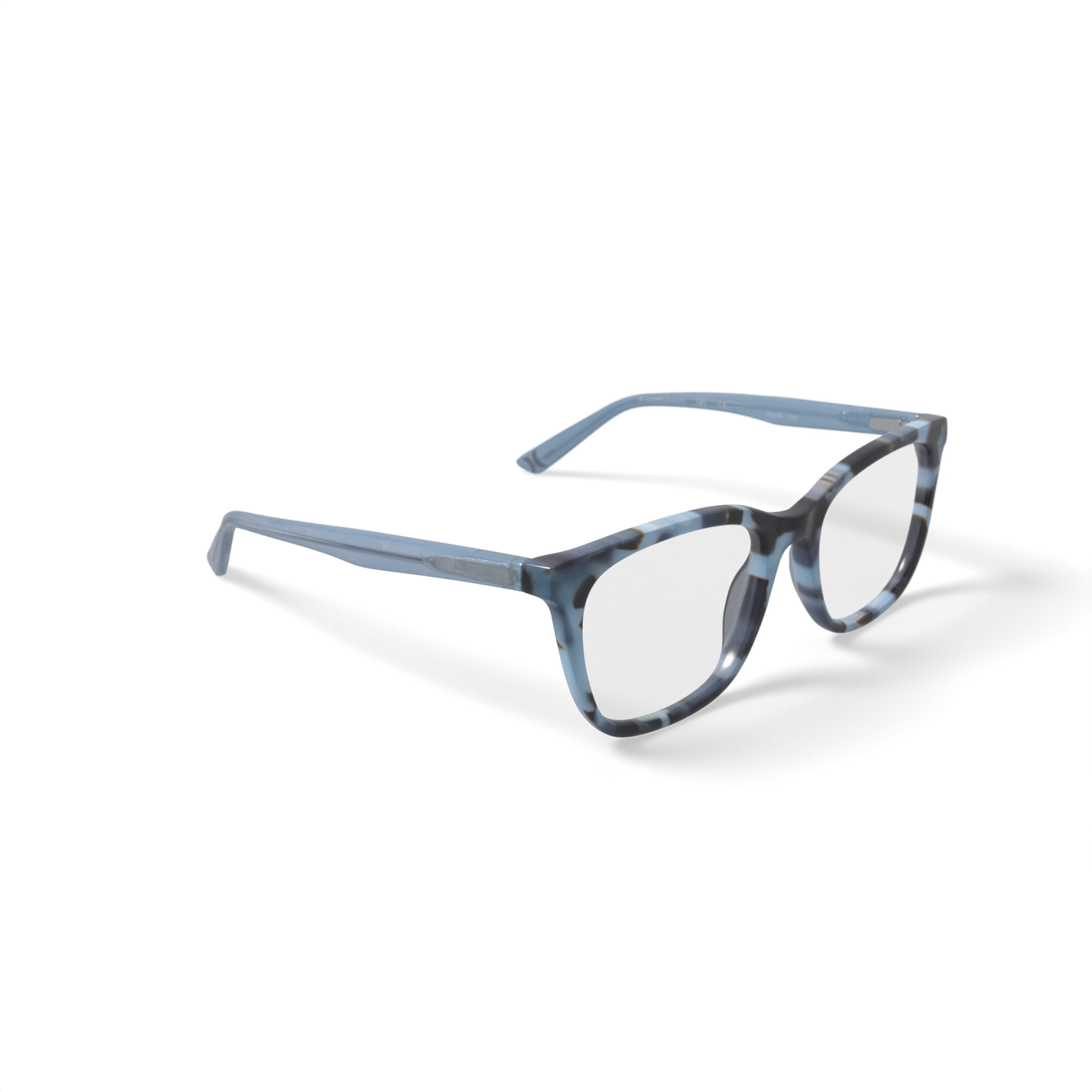 Hurley Womens Mar Prescription Eyeglasses with Case, Mint Blue Tortoise