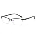 thumbnail image 2 of 3 Pairs Metal Half Rimless Reading Glasses Blue Light Blocking Readers Metal, 2 of 2