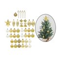 thumbnail image 3 of Juego de 40 piezas de adornos de Bolas de Navidad Macarena Oro Bolas colgantes de árbol, 3 of 7