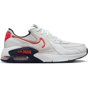 Nike Air Max Excee Mens Athletic Shoes, Photon Dust/Dark Obsidian/White/Track Red, Size 9