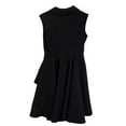 thumbnail image 2 of Dice Kayek Women's Black Ripple Dress In Crepe Fabric - 8, 2 of 2