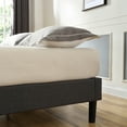 thumbnail image 6 of DeCoro Claridge Upholstered Platform Bed | Metal Frame with Wood Slat Support | Grey, Twin XL, 6 of 10